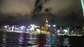 船乗ったときの香港島の夜景
