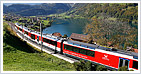 スイスの旅は鉄道に乗って