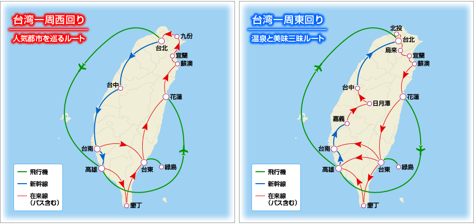 台湾一周MAP