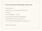 Sun Day Apartments free airport transfer