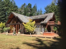 Redwood Log Cabin