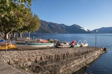 Brissago Lake View in Brissago