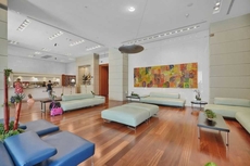 Beautiful Blue Gold Studio Ocean View