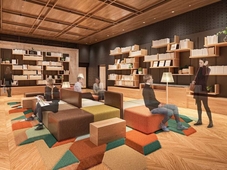 IN THE LIBRARY hotel and books TOKOROZAWA