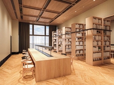 IN THE LIBRARY hotel and books TOKOROZAWA